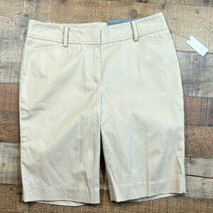 Talbots Tan NWT Perfect Shorts with 10.5" Inseam size 2